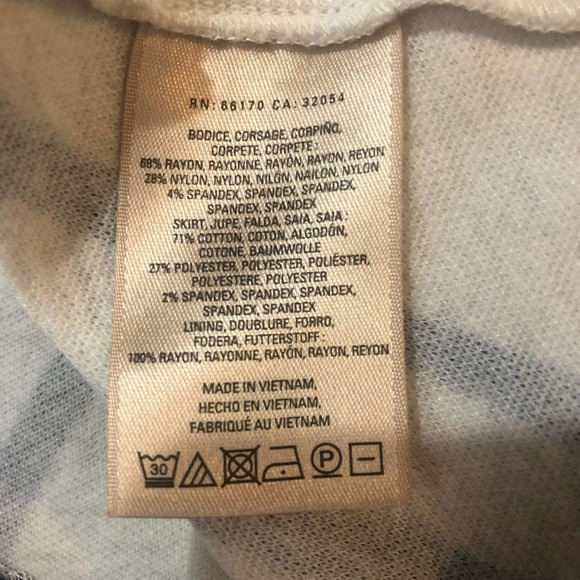 Anthropologie HD In Paris Ardmore Dress Navy White - Picture 9 of 10